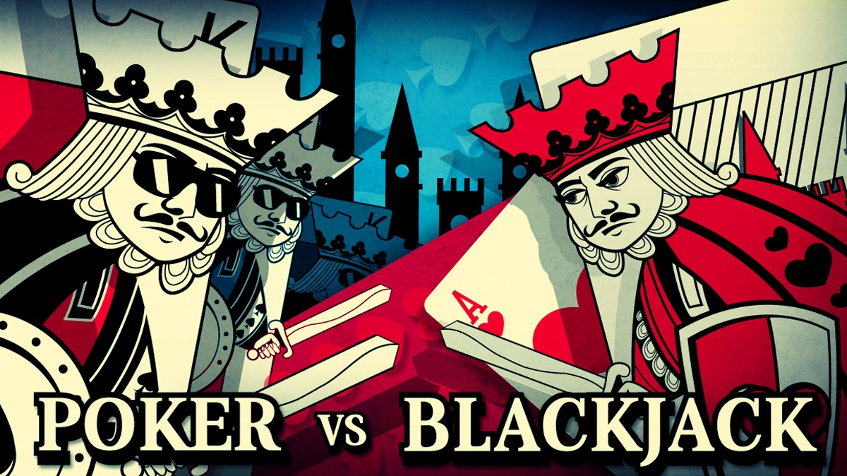 Sự khác nhau giữa Blackjack và Poker
