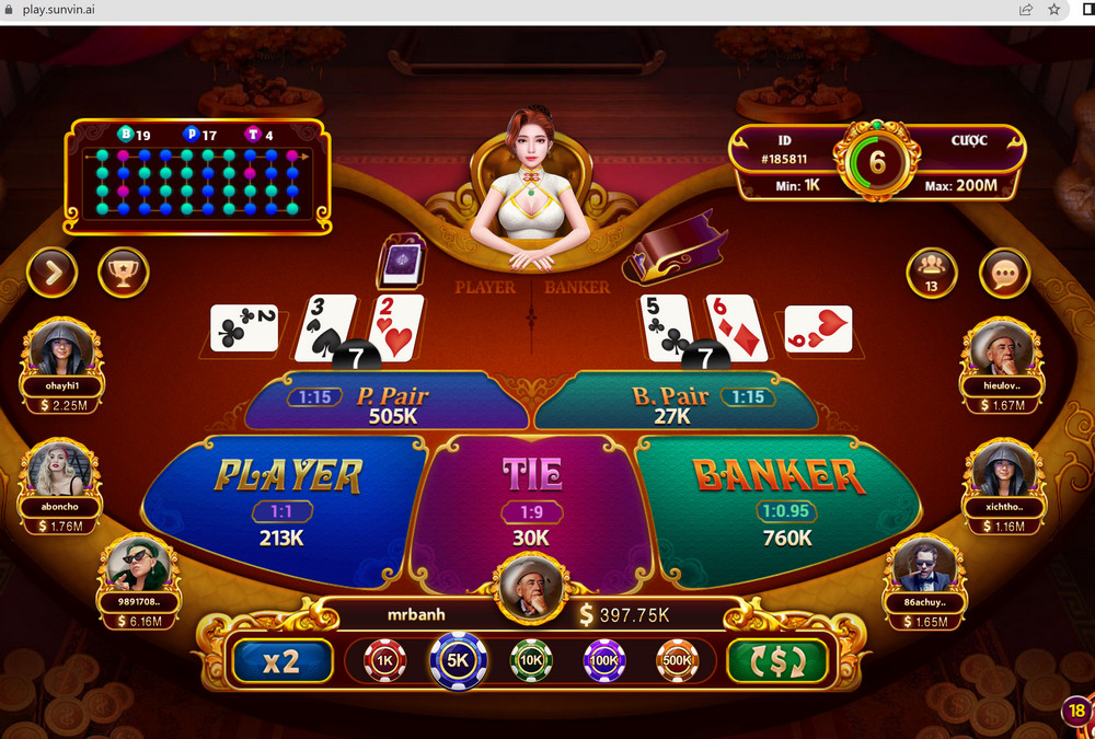 game bai baccarat tai sunwin